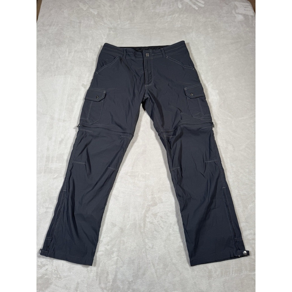 Kuhl Renegade Convertible Stealth Pants Size 34x30 Gray Outdoors Hiking